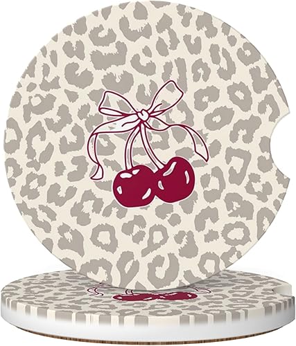 Miniatura 11 de Posavasos absorbentes para portavasos de automóvil, paquete de 2 posavasos universales antideslizantes de cerámica para mujeres y hombres de 2.56