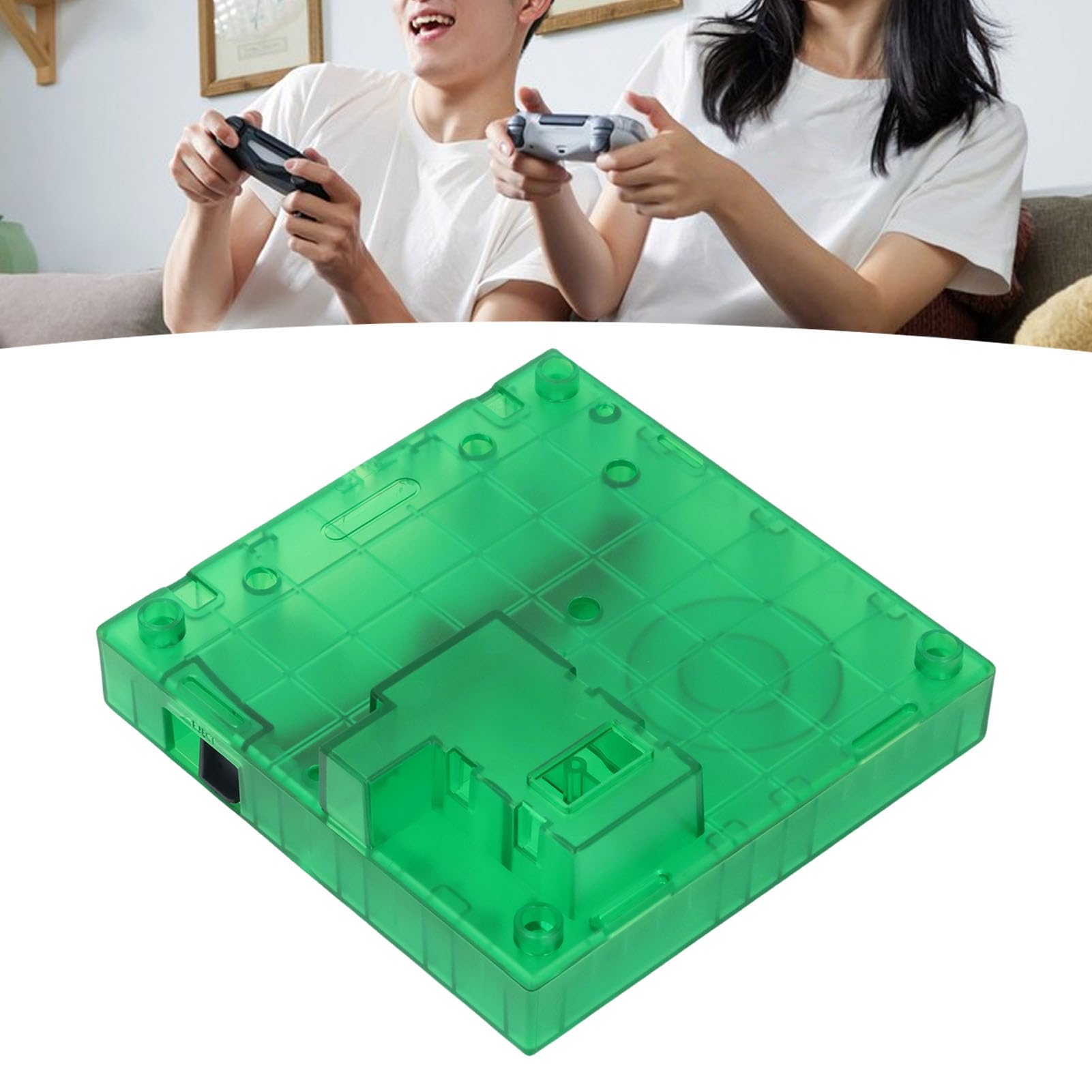 Generic Carcasa de Repuesto Translúcida para Consola DOL-017, Compatible con Gameboy Player con Material a Prueba de Arañazos para Jugadores