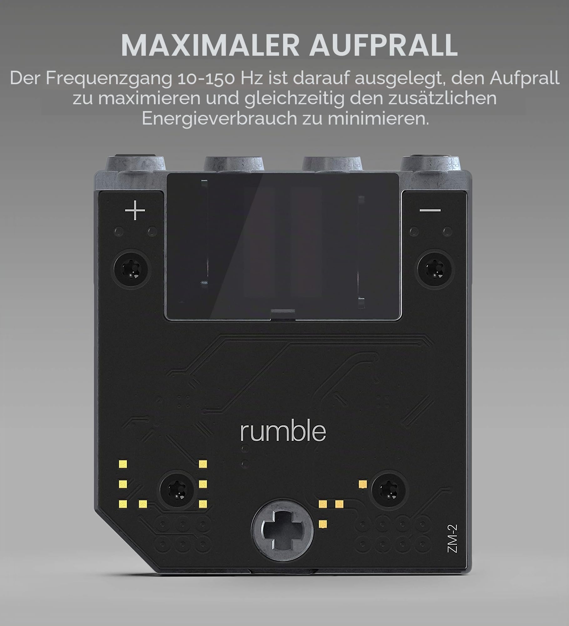 Teenage Engineering Rumble Module Subwoofer für OP-Z, für Sequencer (Synthesizer Vibrationsmodul, Silent Metronome Mode, Frequenzgang 10-150 hz), Schwarz, TEE0063