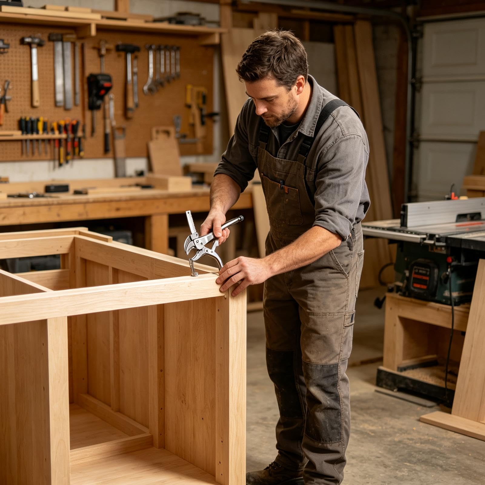 Pinze Autobloccanti Per Legno Acciaio Carbonio Ergonomica Uso Intenso | Pinza Per Saldatura Con Manico Antiscivolo Per Saldatura Montaggio Tubi Produzione Mobili Riparazione Auto Officina Domestic