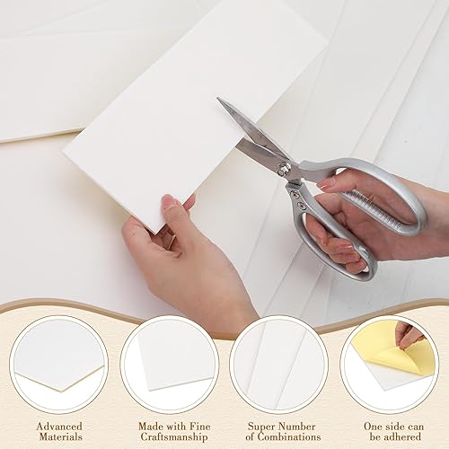 Miniatura 5 de Kathfly 10 tableros de espuma autoadhesivos a granel de 40 x 30 pulgadas, tablero grande de espuma con núcleo de espuma gigante con 1 tablero