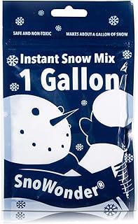 SnoWonder クラウドスライム スノーパウダー インスタントスノー フェイクスノー スノーワンダー 人工雪 (水を入れるだけ簡単)1GALLON