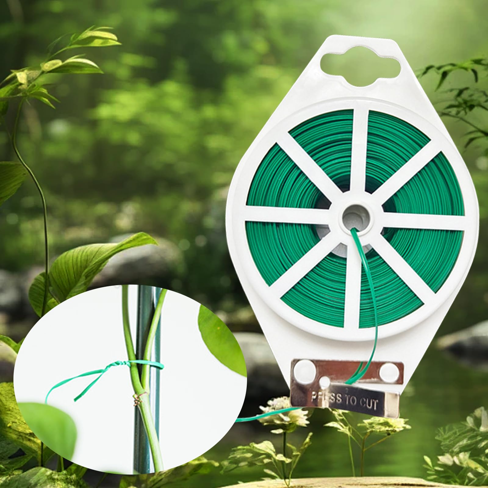6 set di bastoncini di muschio per piante rampicanti, 61 cm, in plastica, con 3 picchetti, 2 nastri in velcro, 30 m, supporto per rampicanti Monstera, asta per piante rampicanti Monstera