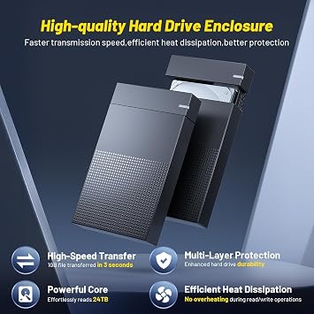 Kinhank 4TB Retro Gaming Hard Drive with 75,000+ Games,6 Systems in One,External Retro Game Hard Drive with 200+ Emulators,USB 3.0 HDD External Game Drive for PC for Win-7/8/10/11