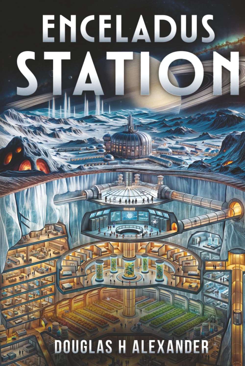 Enceladus Station: Fountains