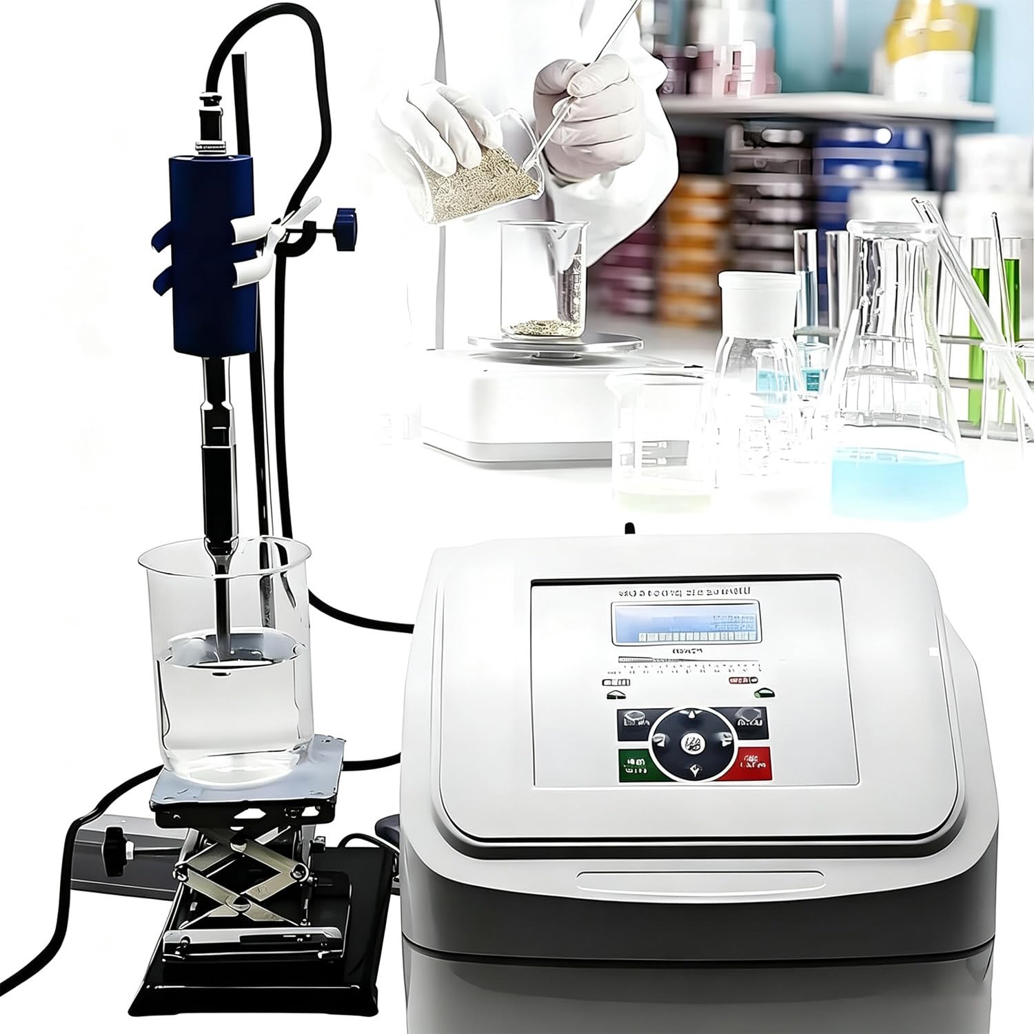800W laboratoryjny homogenizator ultradźwiękowy o dużej prędkości 10mmprobe