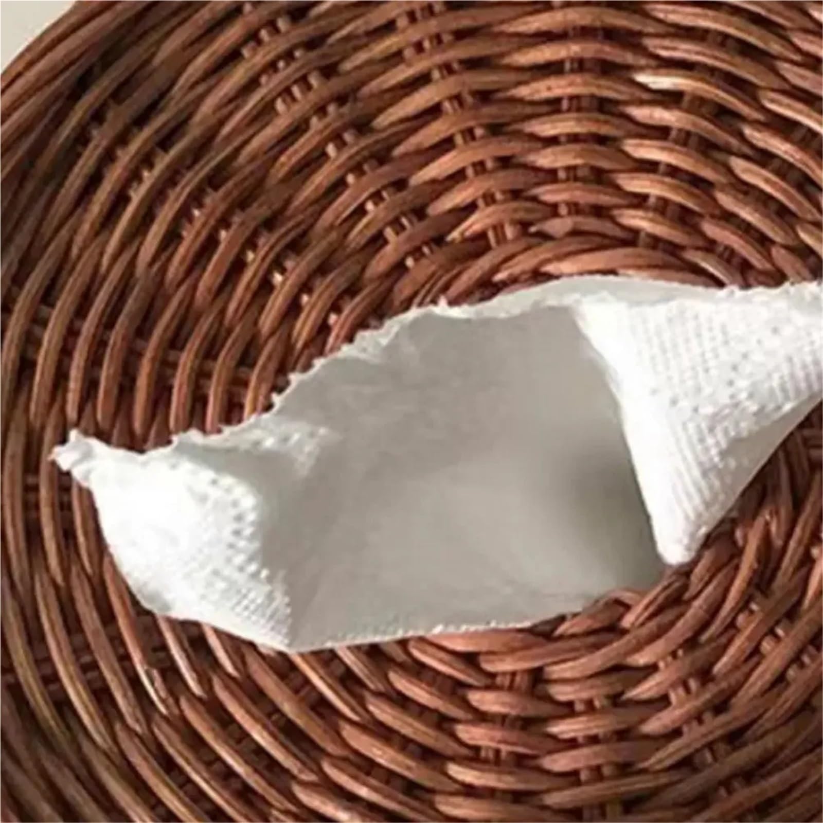 pudełko na chusteczki, Pojemnik na chusteczki z tworzywa PU Kreatywny marmurkowy pokrowiec pudełko do łazienki sypialni biura i samochodu(Brown)