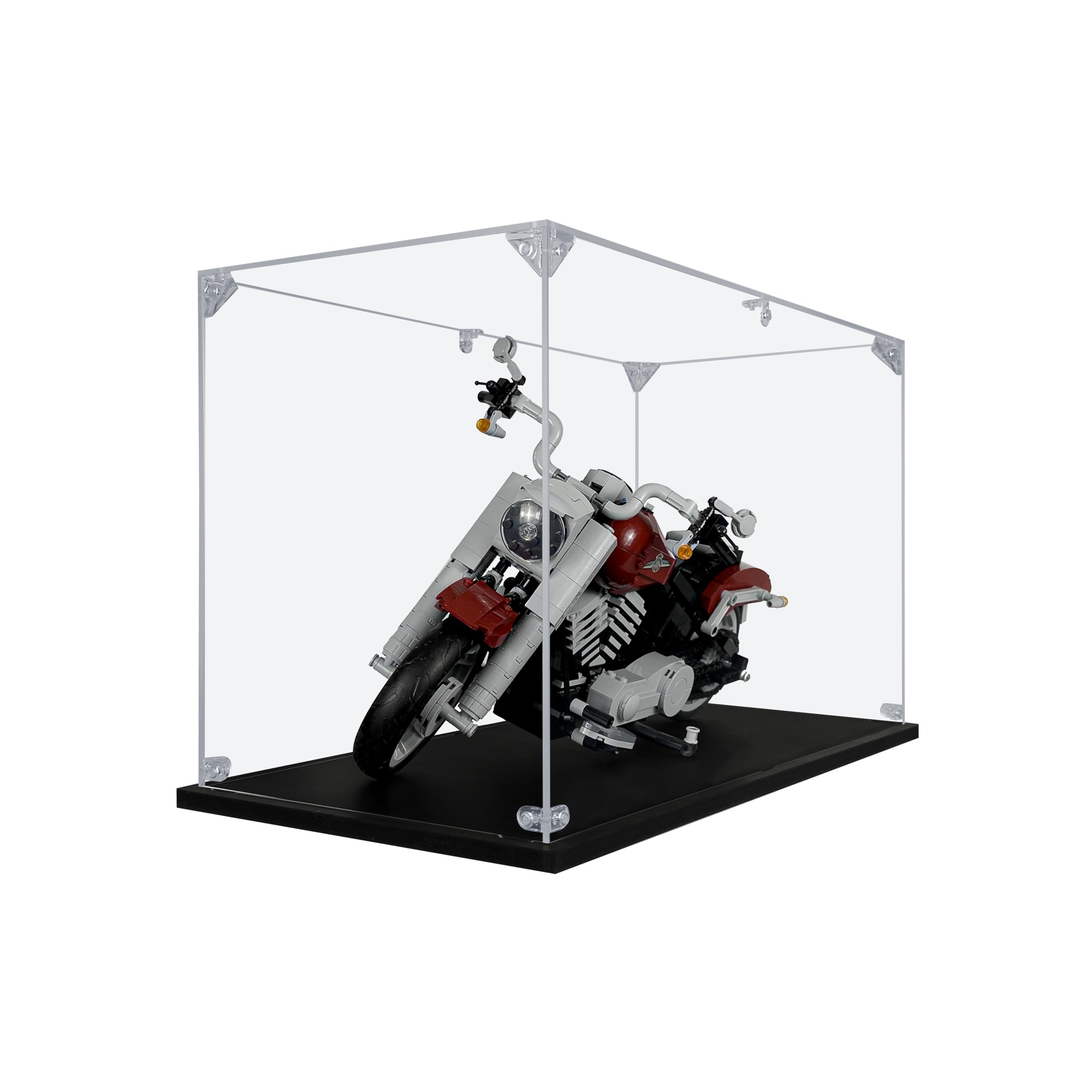 SONGLECTION Acrylic Display Case Compatible for Lego Fat Boy #10269, Dustproof Display Case (Case Only) (Lego Sets are NOT Included)
