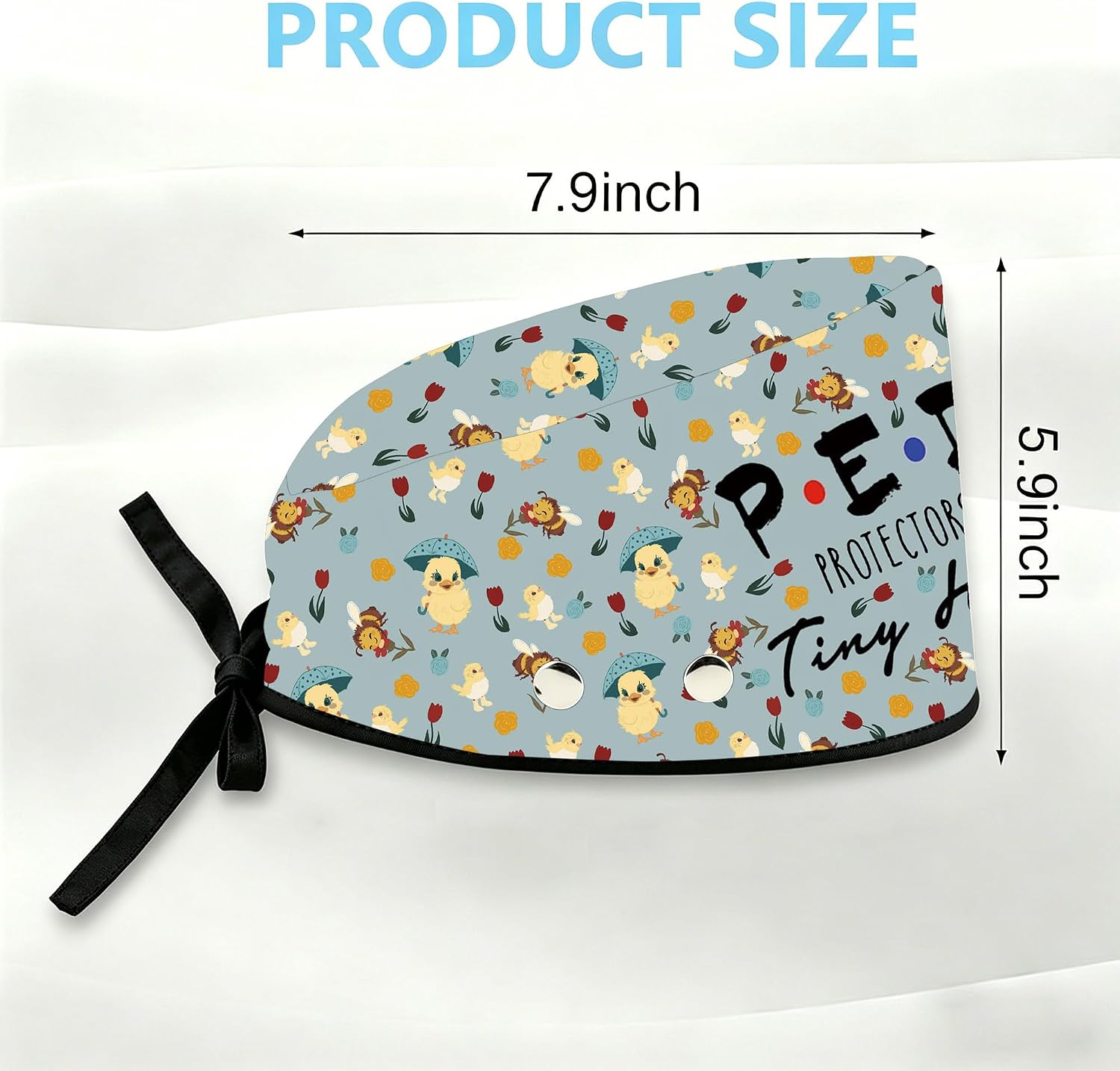 CMNIM Pediatric Nurse Gifts Peds Protectors of Tiny Humans Scrub Cap Appreciation Gifts for Pediatrician Doctor Surgical Cap