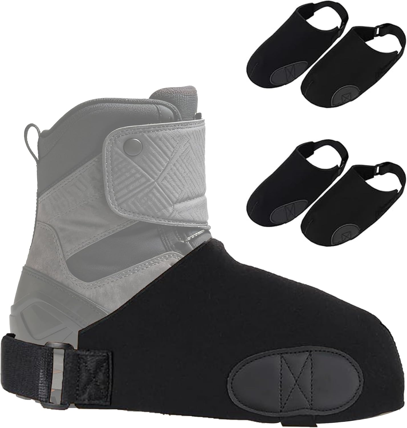 2 Pairs Ski Boot Covers, Winter Ski Boots Covers for Warmth, Ski Shoe Covers for Snow, Keep Your Feet Dry and Warm for Skiers, Winter Sport Accessory, Ski Present, Skiing Accessories