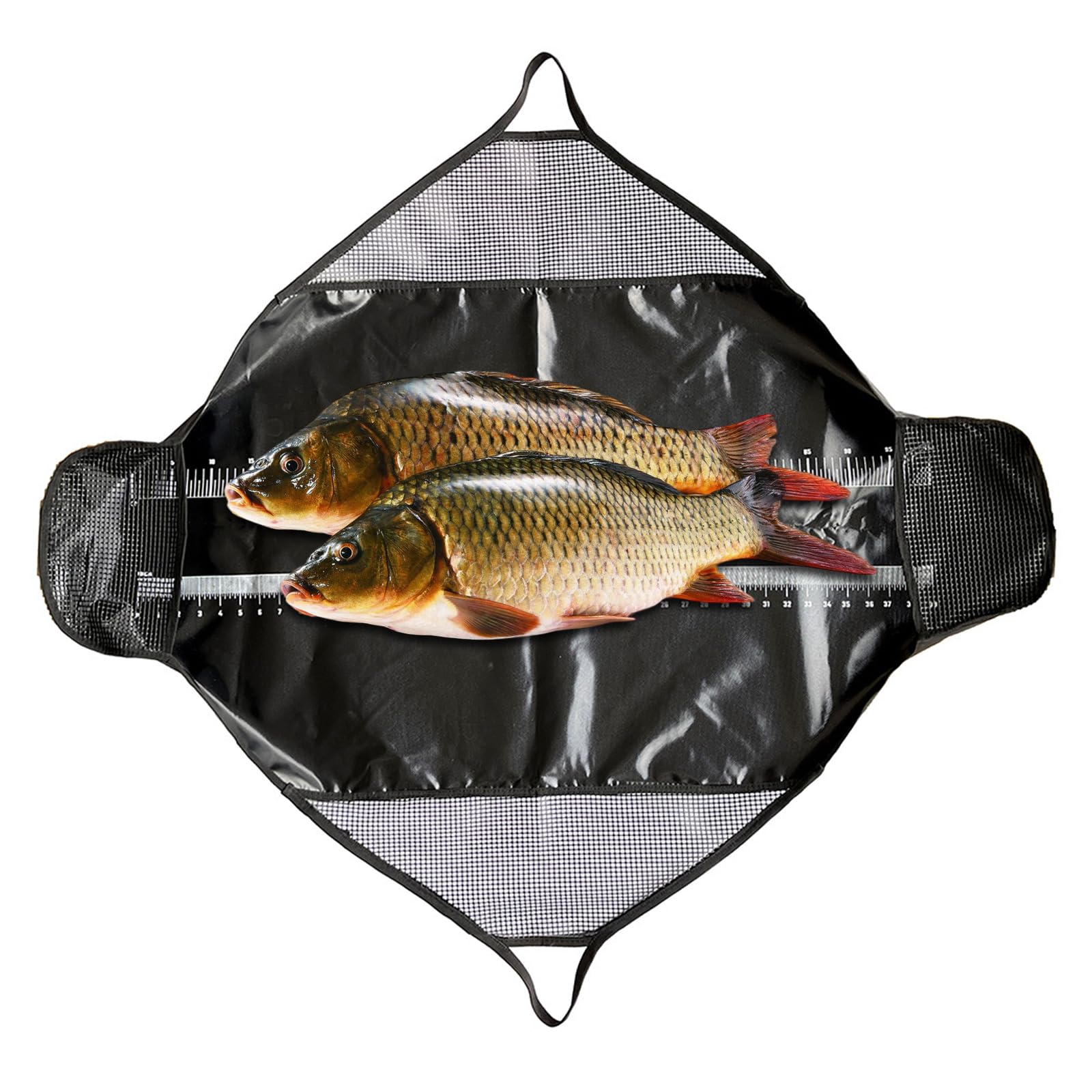 Wiegetasche Angeln, robuste Fischtasche Wiegen von Fischen, Faltbare Schlinge für gefangene Abhakmatte