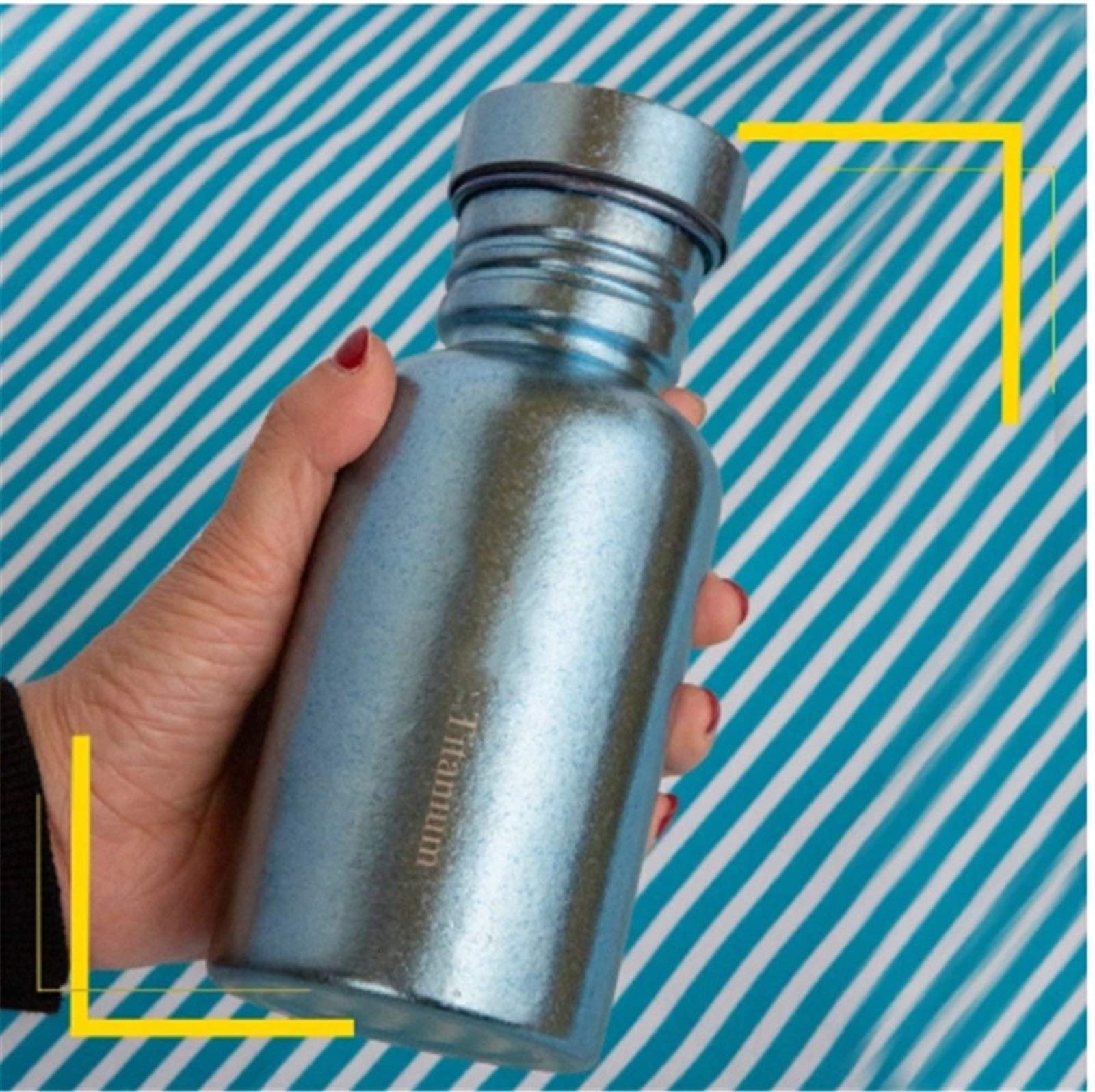 Bouteille d'eau en titane pur, bouteille d'eau de sport en titane d'équitation, alliage d'extérieur, bouteille d'eau d'extérieur pour vélo, tasse d'eau