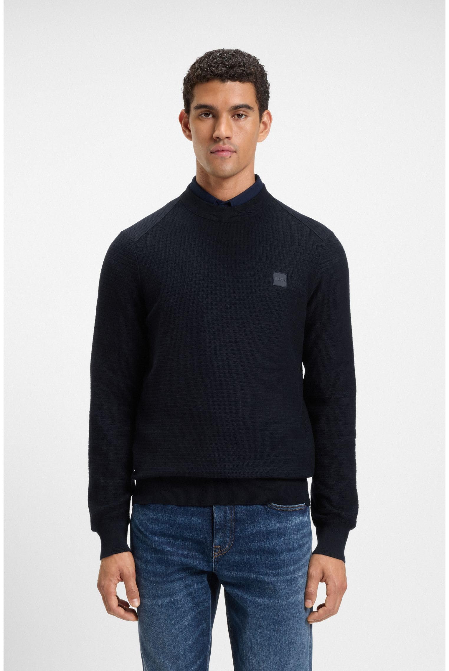 BOSS Herren Knitted_Sweater