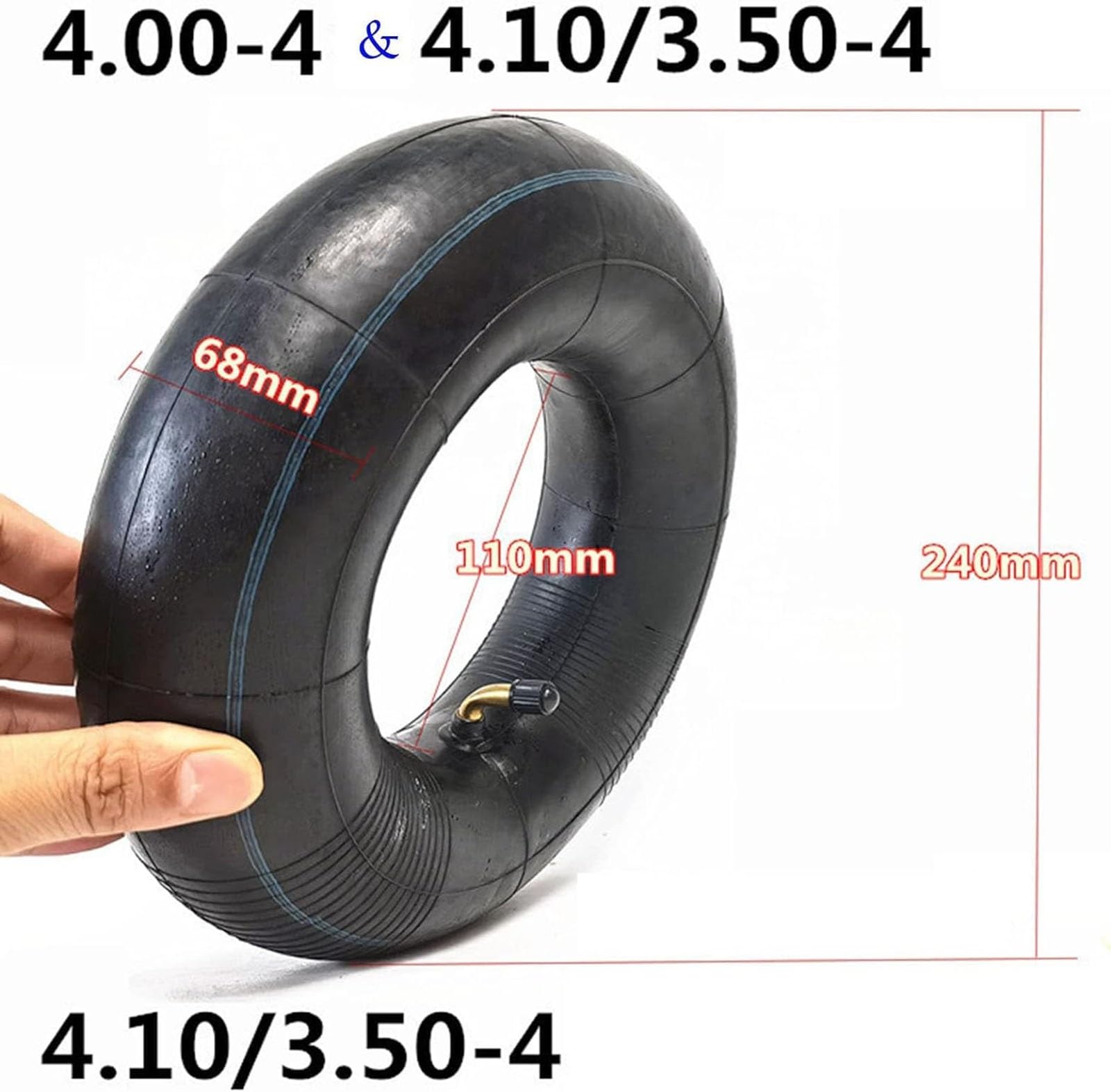健康・医学 TUK 12inch Mobility Scooter Tyres, 4.00-4 Replacement Inner