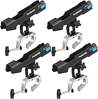 Vista 12 de PLUSINNO Soporte para Cañas de Pesca para Barco Abrazadera de Apertura Grande Ajustable 360 Grados Soportes para Cañas de Pescar Soporte Plegable