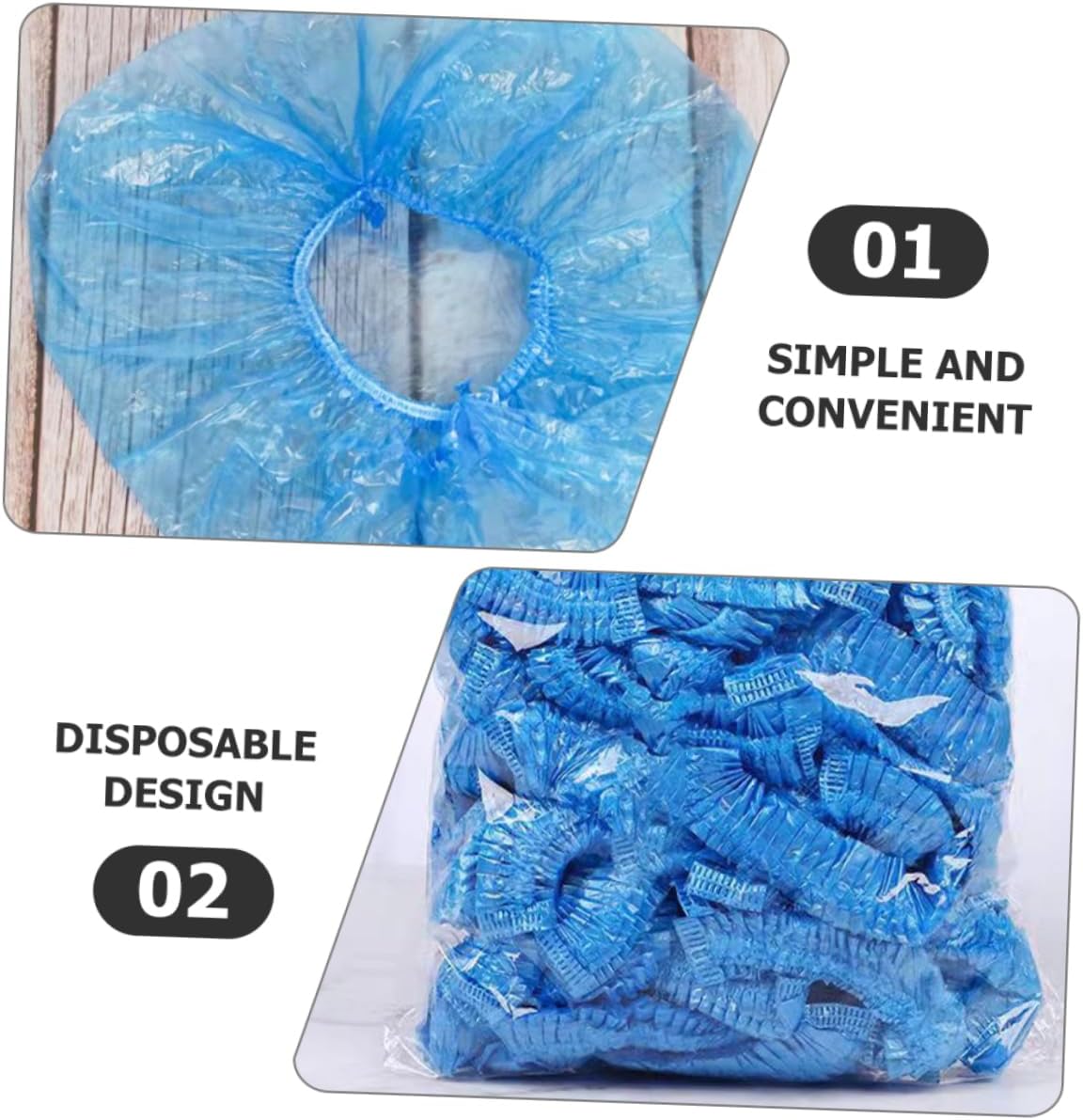 Gadpiparty 200pcs Non-slip Shoe Covers Reusable for Indoor Outdoor Disposable Foot Covers for Shoes Booties for Computer Rooms Hospitals Museums