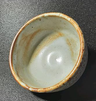 ♥美濃焼♥　志野　茶碗　④　在銘　茶道具　骨董　古玩 Amazon.co.jp: 志野焼 現代作家作 在銘 秀銘 志野 茶碗 茶道具