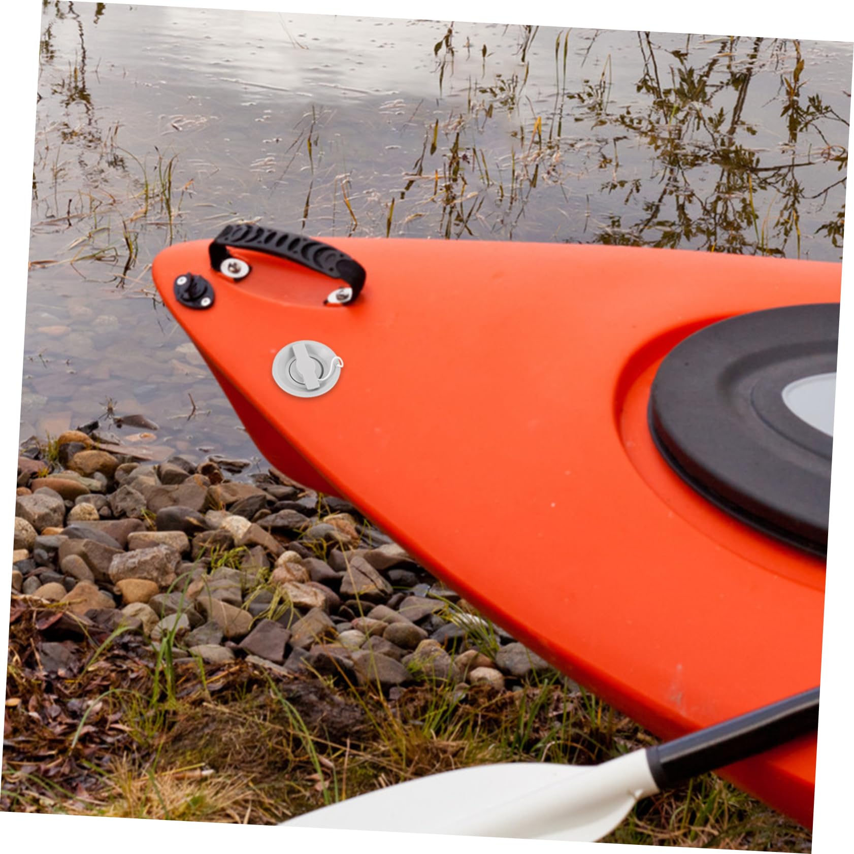 Kisangel Valvola per Gommone Aria Chiave Barca Accessori per Barche Marine Gonfiabile Sicurezza Accessori in Kayak Gonfiabili Kit Trop Kayak Adattatore per Kayak Plastica
