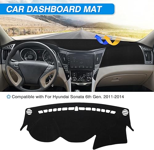 Miniatura 118 de Cartist - Funda de salpicadero, alfombrilla antideslizante, protector de rayos ultravioleta, antirreflejos