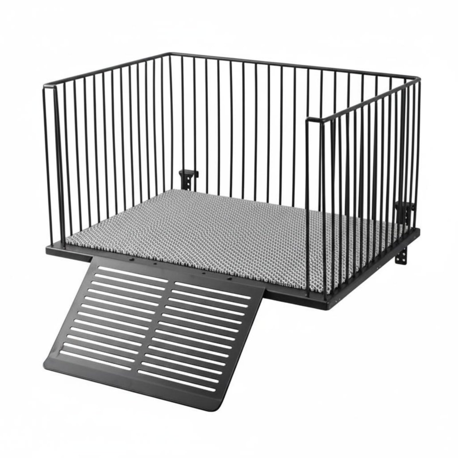 Plateforme de Repos Support Perchoir Rampe Aquarium Acier Inoxydable Barres Élevées Surface Stable Adaptée au Climper Reptile Soin Animal Espace, Size to 5