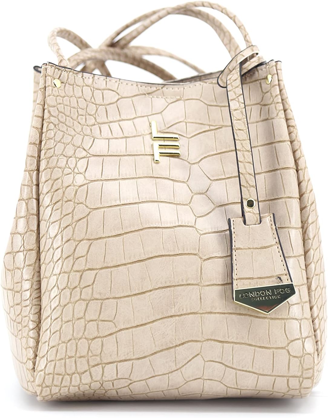 LONDON FOG COCO Shoulder Bag for Women, Vegan Leather Handbags