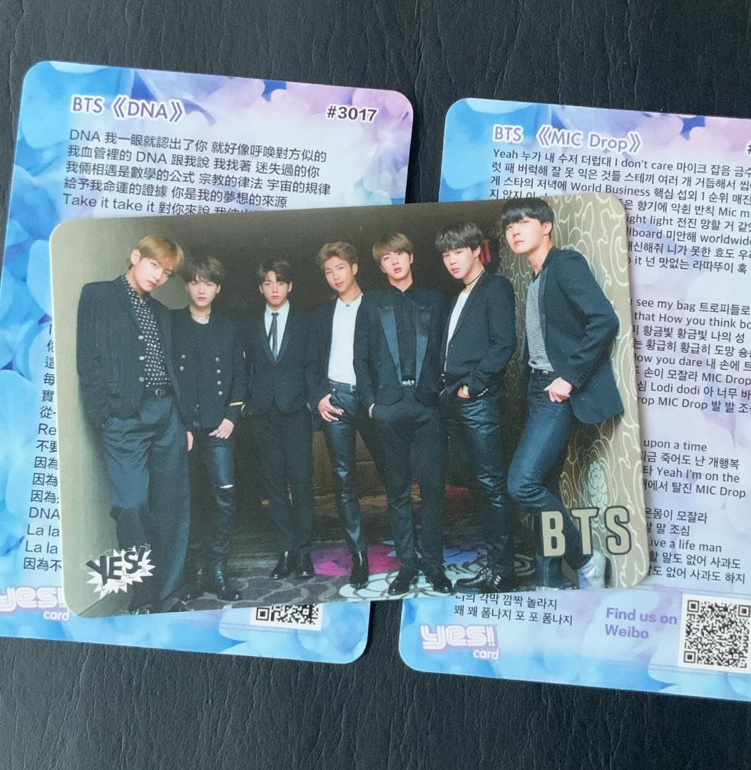Amazon.co.jp: 貴重トレカ 香港 yes! カード ☆ BTS ☆ 3 枚