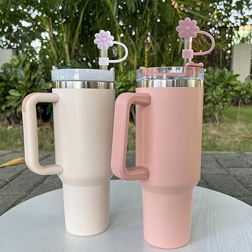 Miniatura 8 de Velaco 4 tapas de popote de silicona de 0.4 pulgadas0.394 in de diámetro, compatibles con vasos Stanley 20, de 30 y 40 onzas, para vaso Stanley de