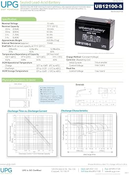 UB12100-S Universal Battery