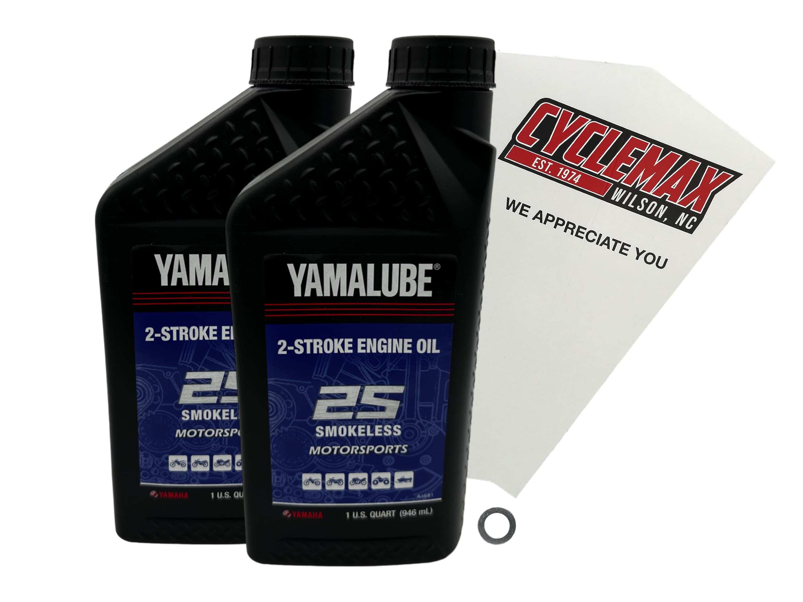 Amazon.com: CYCLEMAX Yamalube 2S Smokeless 2-Stroke Premix Oil Kit