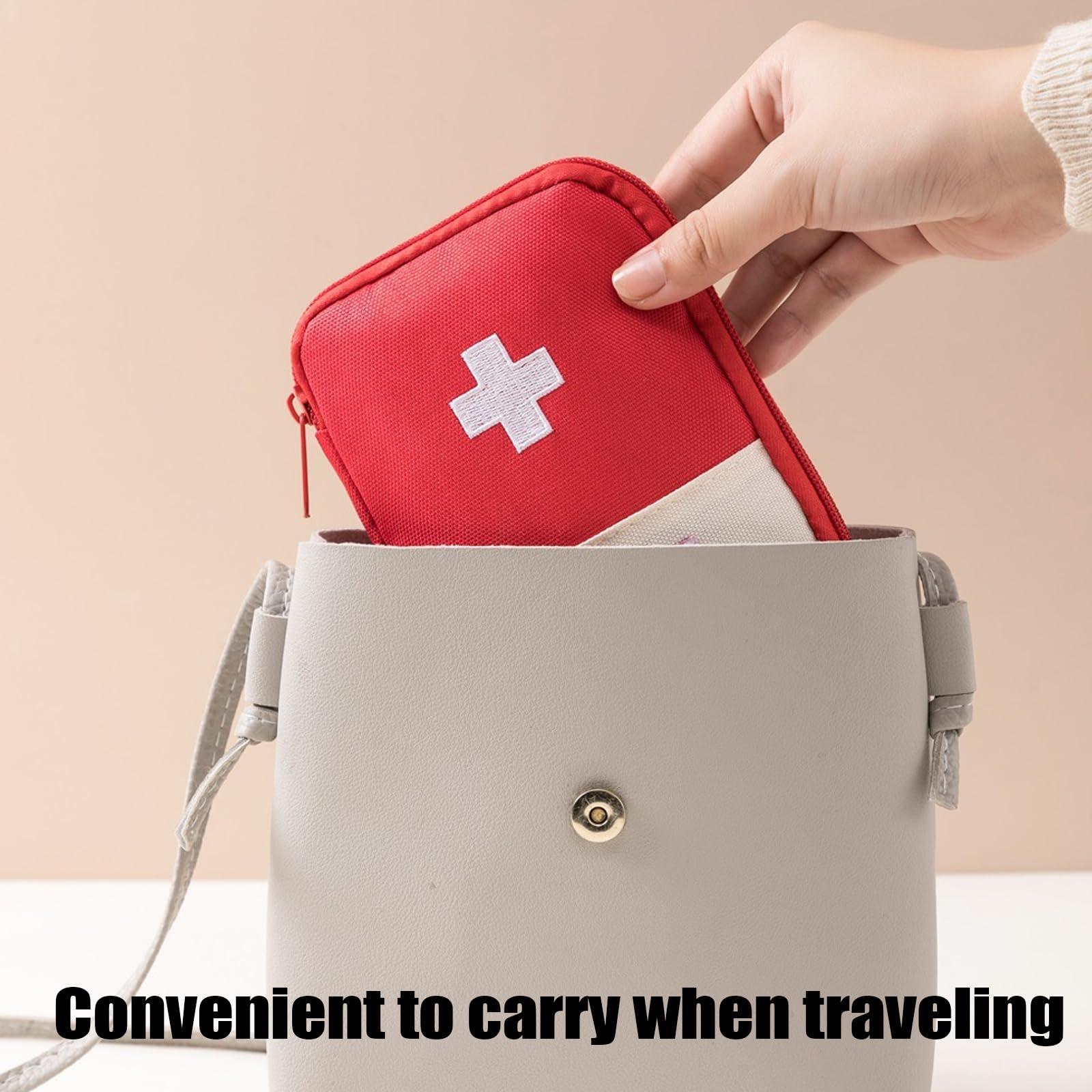 JSTHHTT 3 Pcs Botiquín de Primeros Auxilios, Bolsa de Medicina de Viaje, Mini Kit de Supervivencia Médico para Emergencias al Aire Libre