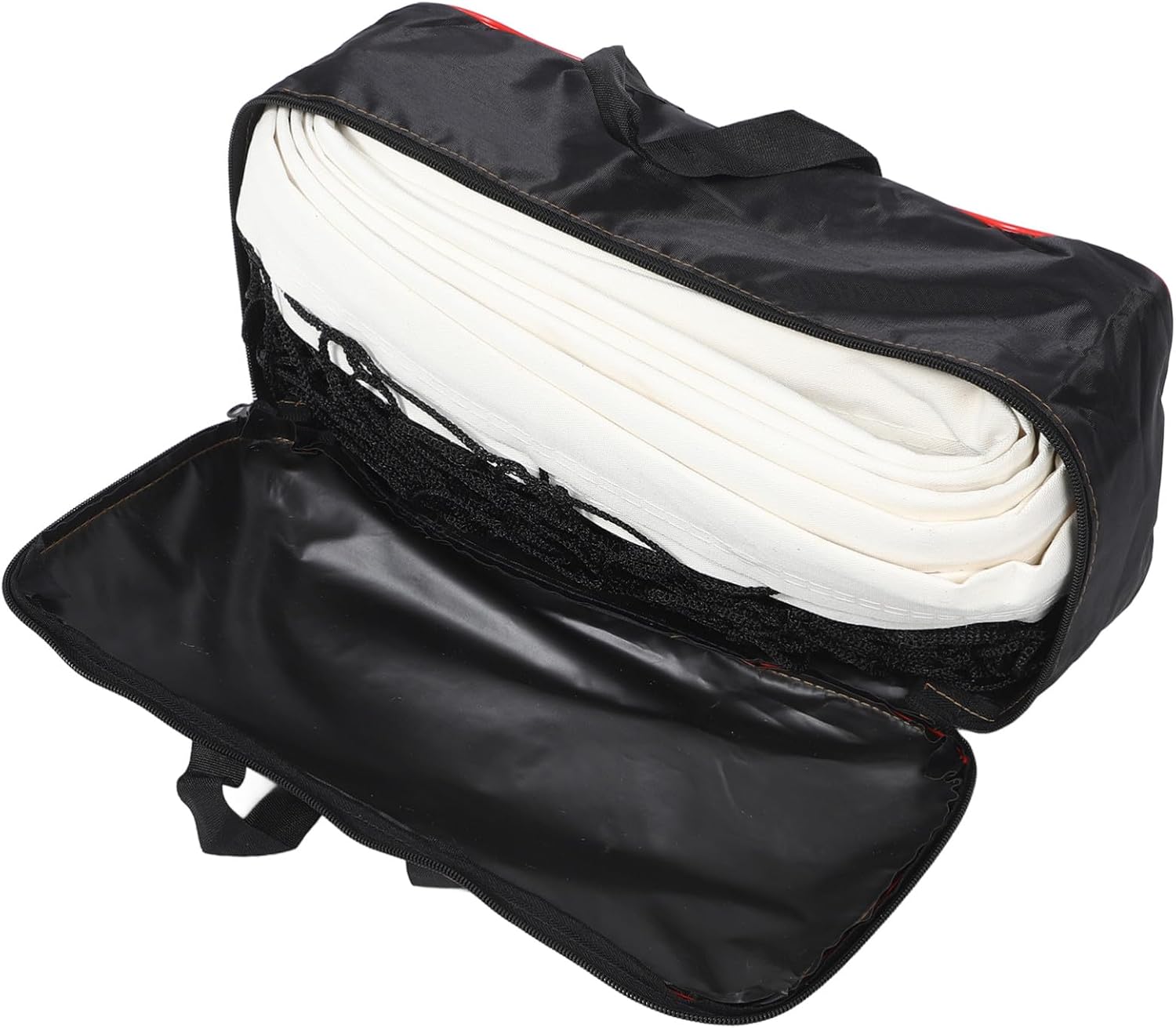 Portable Volleyball Net for Outdoor Beach Garden Sports Foldable Standard with Polyester Mesh Multipurpose Badminton Tennis Net for Backyard and Indoor Play