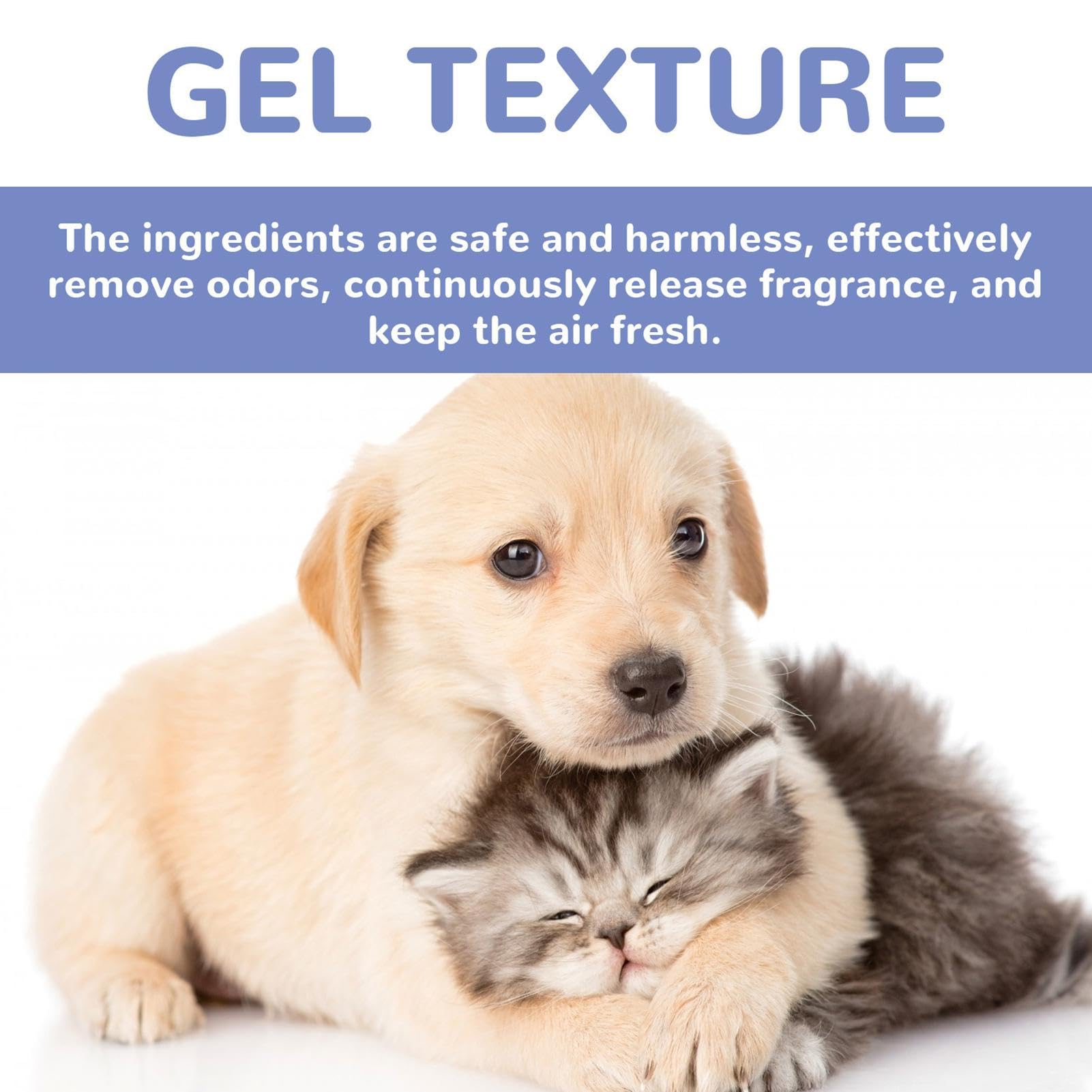 Air Care Duftgel für Haustiere, für Hunde, geruchsneutralisierendes Gel, kühlendes Gel, Haustierfreundlich, langanhaltend, natürlicher Pflanzenextrakt