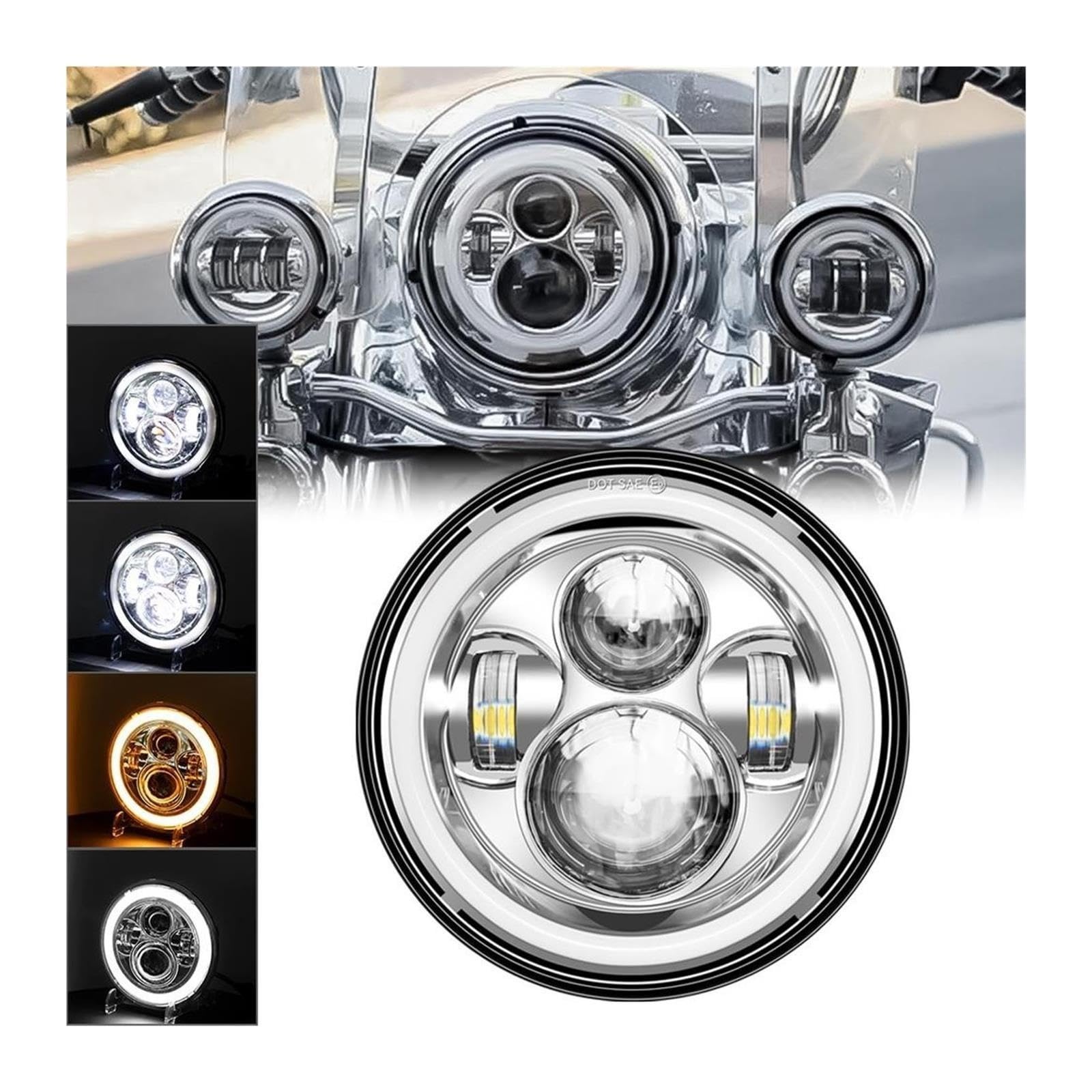 Pasuje do reflektorów Royal Enfield Himalayan Moto Halo DRL