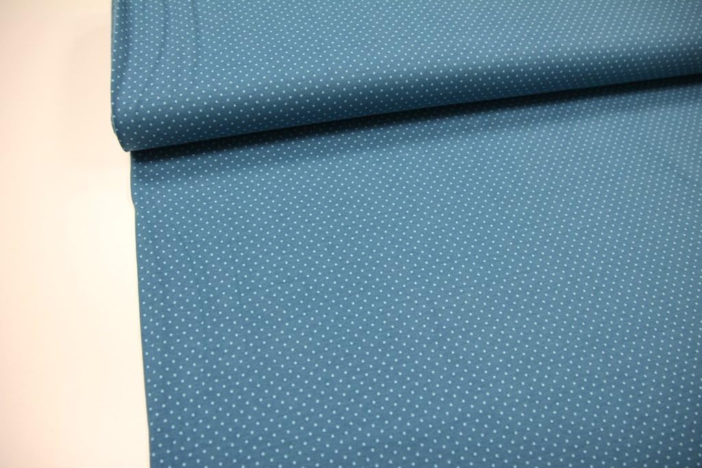 Fabric 50CMX140 CM Kids Premium Jersey Quality Jersey Turquoise in Petrol Blue