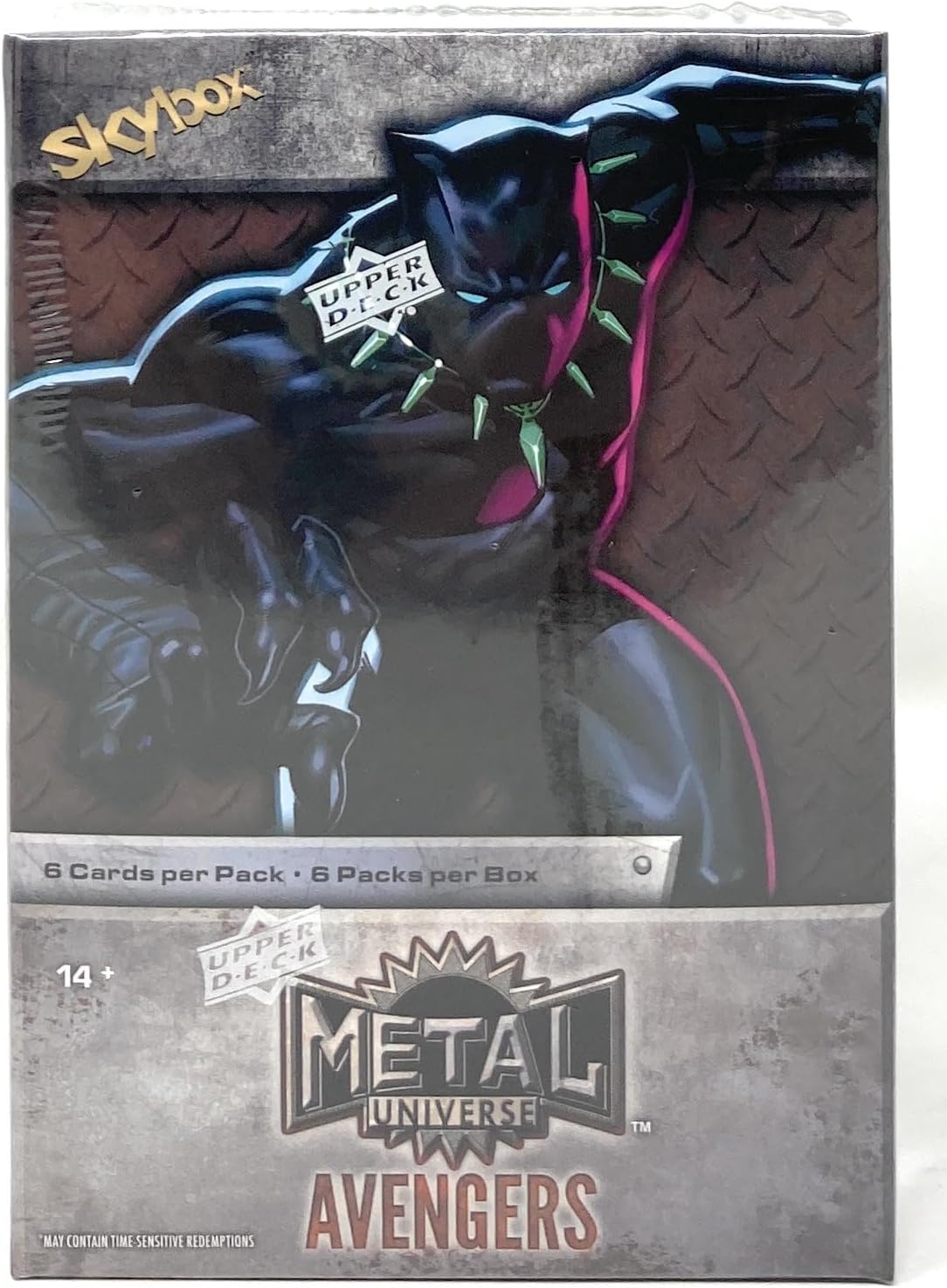 Upper Deck 2024 Skybox Metal Universe Marvel Avengers Blaster Box (36 Trading Cards)