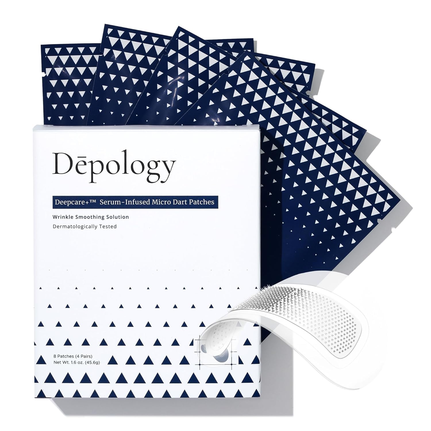 depology Deepcare Serum-Infused Micro Dart Patche 12 Pairs Eye Mask Under Eye Patches for Wrinkles Hydrating Eye Mask