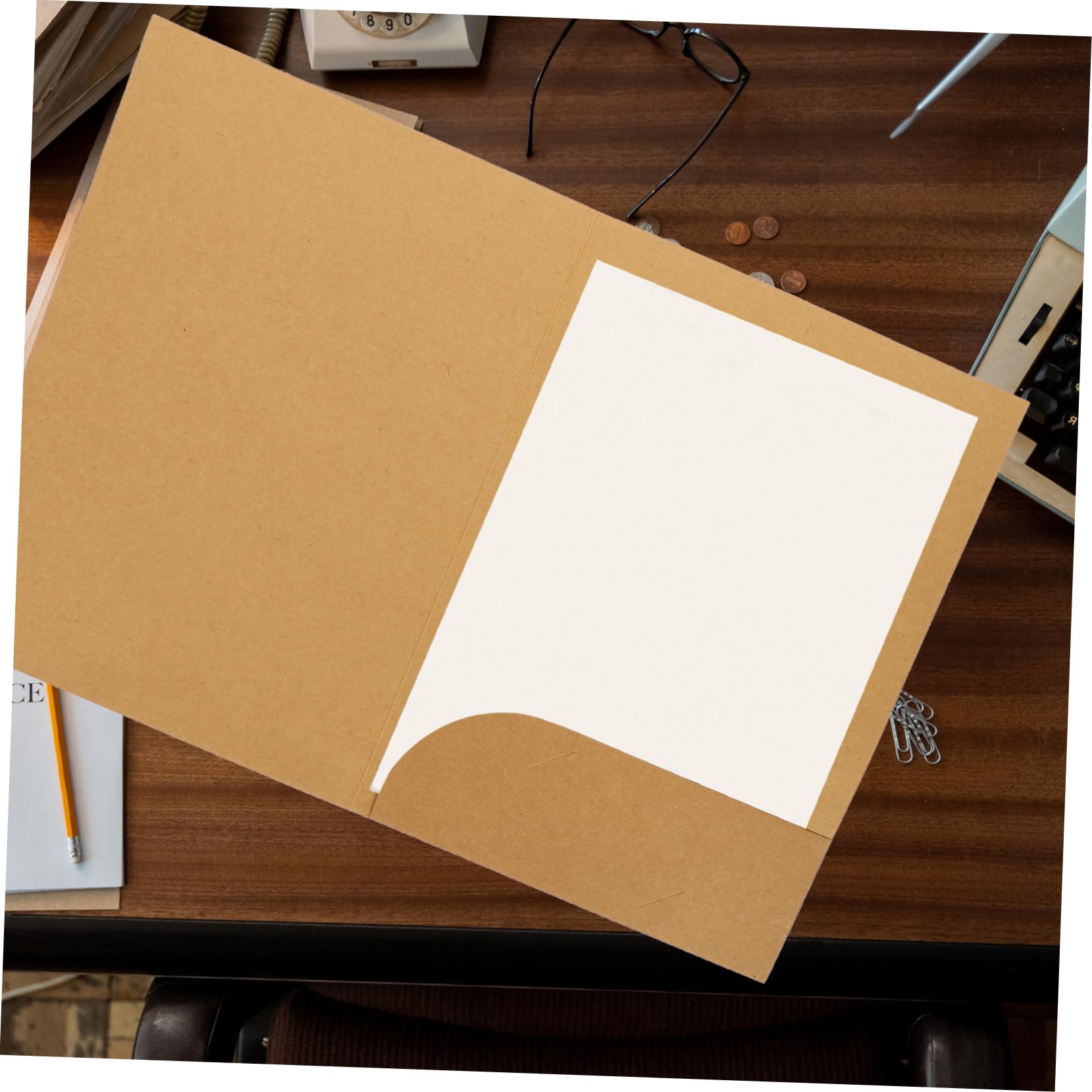 A4 Präsentationsdateiordner 20 Stück aus Kraftpapier für Büro | Präsentationsmappe Kraftpapier, Papiermappen für Dokumente, Schulbeginn Party