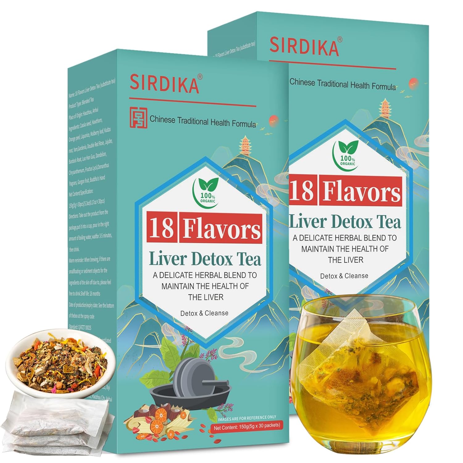 Liver Detox Tea -18 Flavors Liver Tea (18...