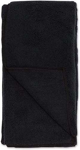 Miniatura 3 de Bone Dry Pet Drying Collection - Juego de toallas de microfibra bordada para mascotas, 15 x 30, color negro, S, 3 piezas