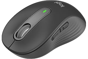 Ergonomic Logitech Signature M750 Wireless Mouse for Small to Medium-Sized Hands