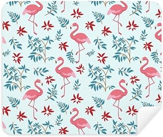 Flango Pattern Tropical s Cleaning Cloth Screen Cleaner 2pcs Suede Fabric
