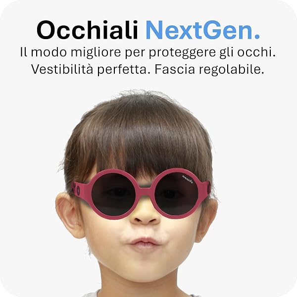 Mausito Occhiali da sole bambini 6-24 mesi & 2-5 anni | FLESSIBILI Occhiali da sole bambino 100% PROTEZIONE UV | Fascia regolabile e rimovibile | Senza BPA | Migliore nei test | Design europeo - 4