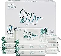 Baby Wipes, 99.9% Water Based Wipes, Unscented & Hypoallergenic for Sensitive Skin, Fragrance Free, Refreshing, 60 Count (Pack of 9) Total 540 wipes