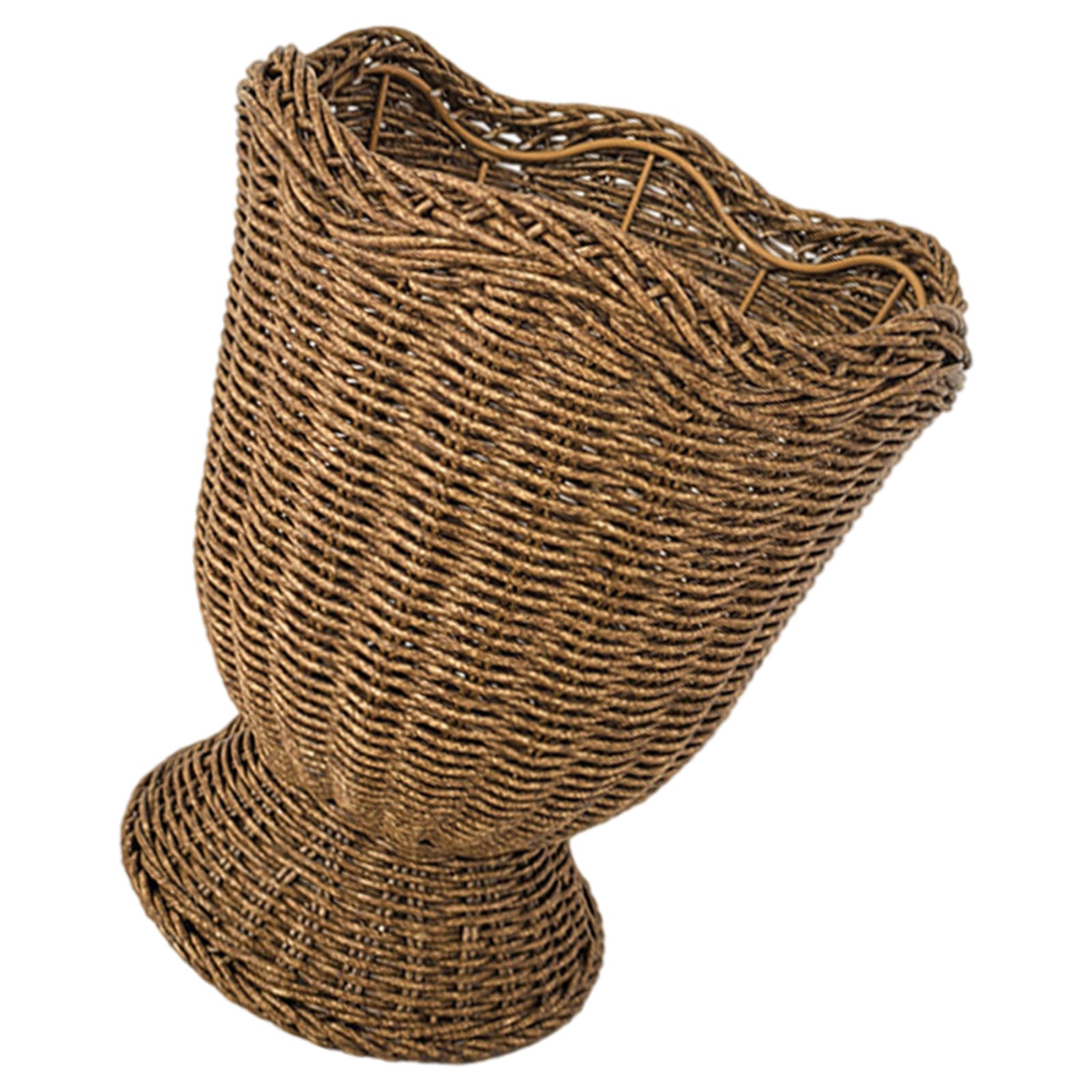 TQUXNGA Rattan Vases Hand Woven Flower Decorative Vase Dried Flower Vase Decorations for Wedding Home Offices Decors Rattan