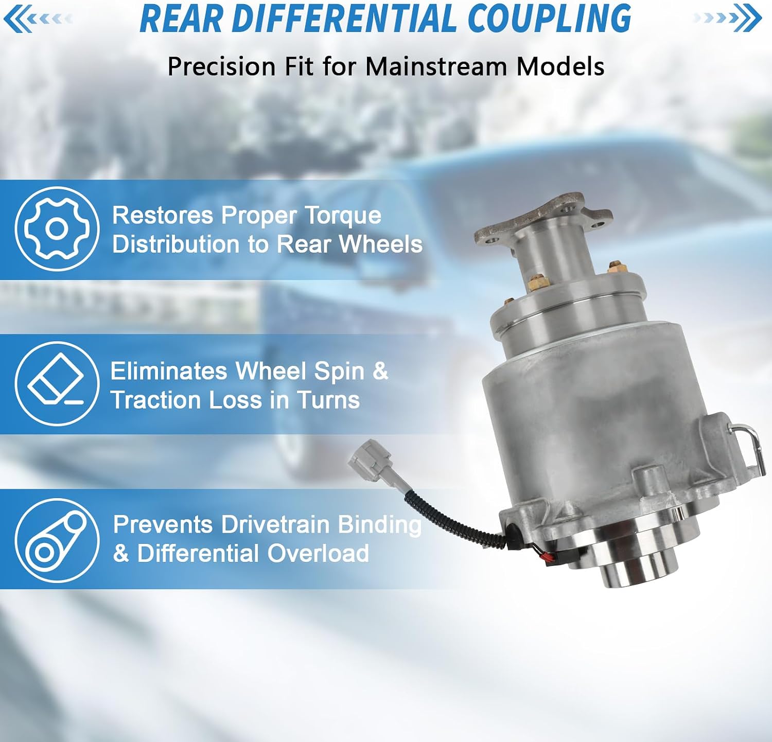 387613KA0B Rear Differential Coupling Compatible with 2013-2020 Infiniti QX60/Nissan Pathfinder/JX35 3.5L V6 OE# 387613KA0B