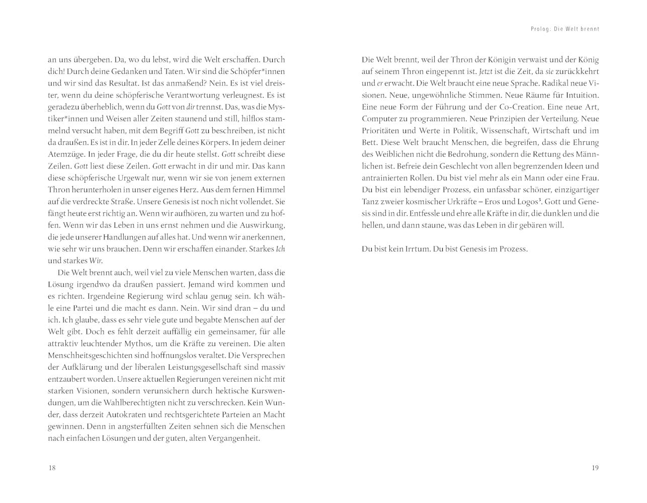 Genesis: Die Befreiung der Geschlechter (Edition Veit Lindau)