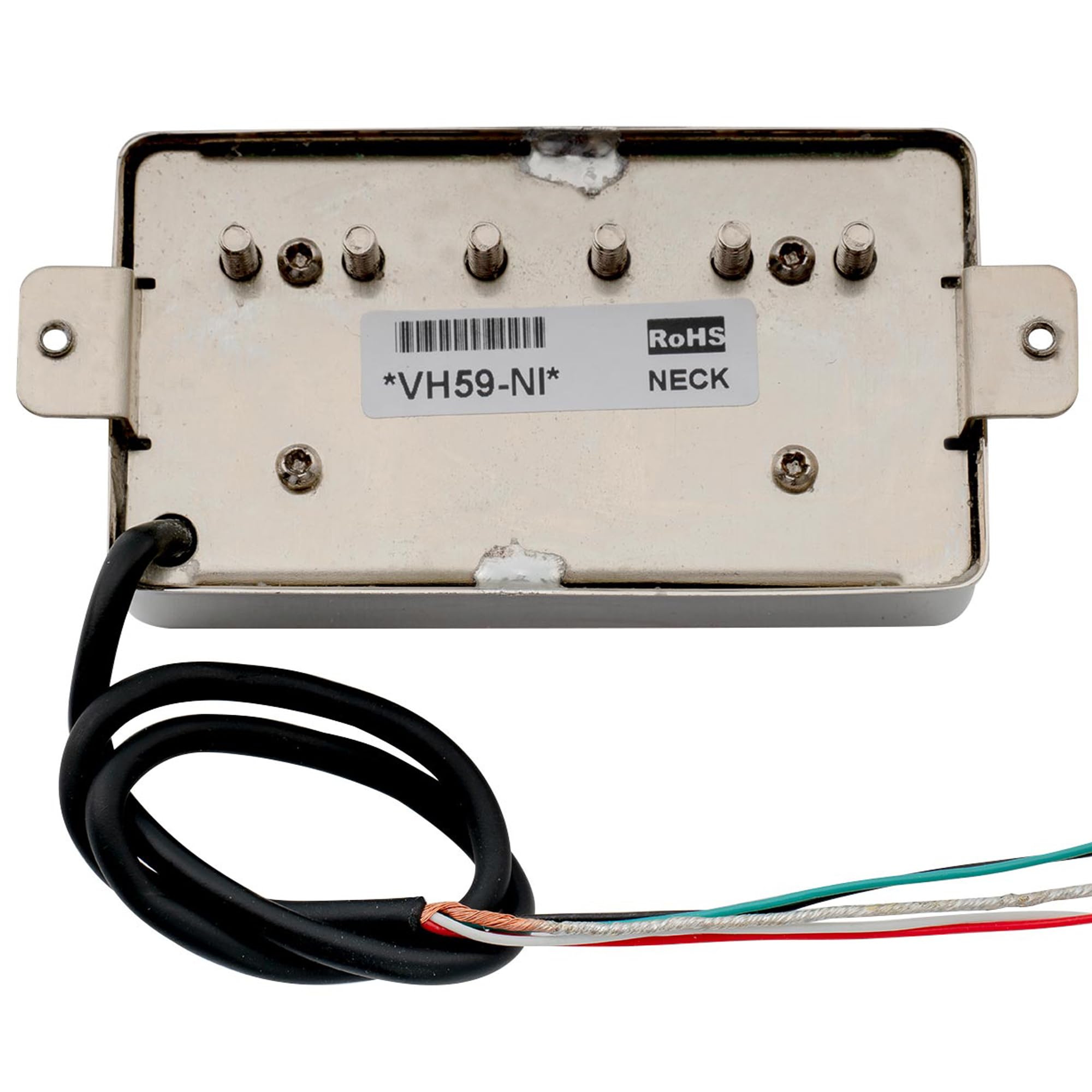 Artec VH59 Vintage Tone Covered Alnico 5 Humbucker Neck Pickup 7.4K for Les Paul Style Electric Guitar Nickel - Image 4