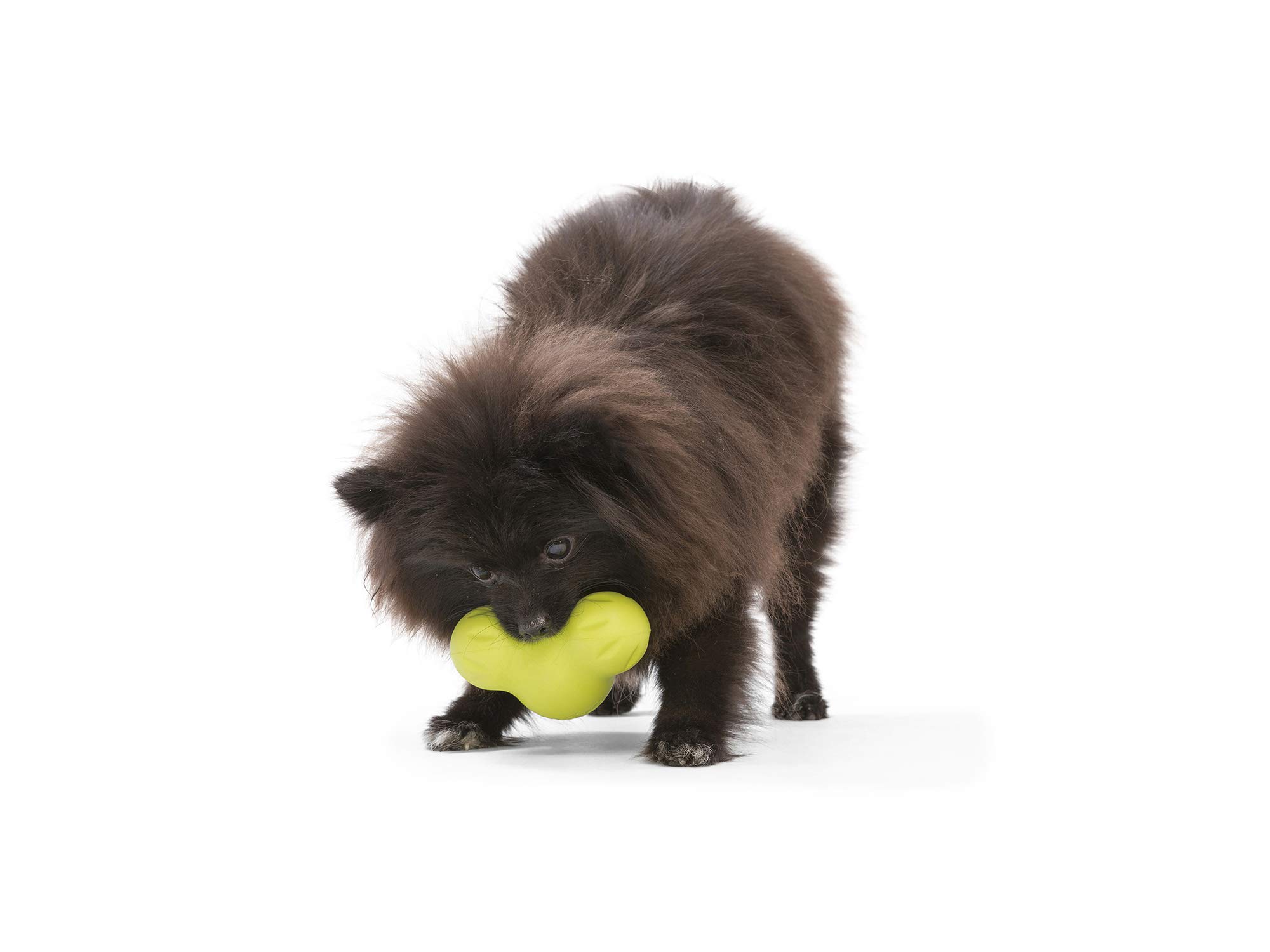WEST PAW Zogoflex Tux Treat Dispensing Dog Chew Toy - Interactive Chew Toys for Dogs - Hold Kibble, Treats (Granny Smith Green, Large) - Image 4
