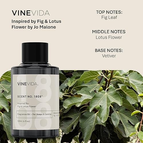 Miniatura 10 de VINEVIDA Aceite aromático n.º 4800 inspirado en un millón de hombres para fabricación de velas y jabón, fabricado en Estados Unidos