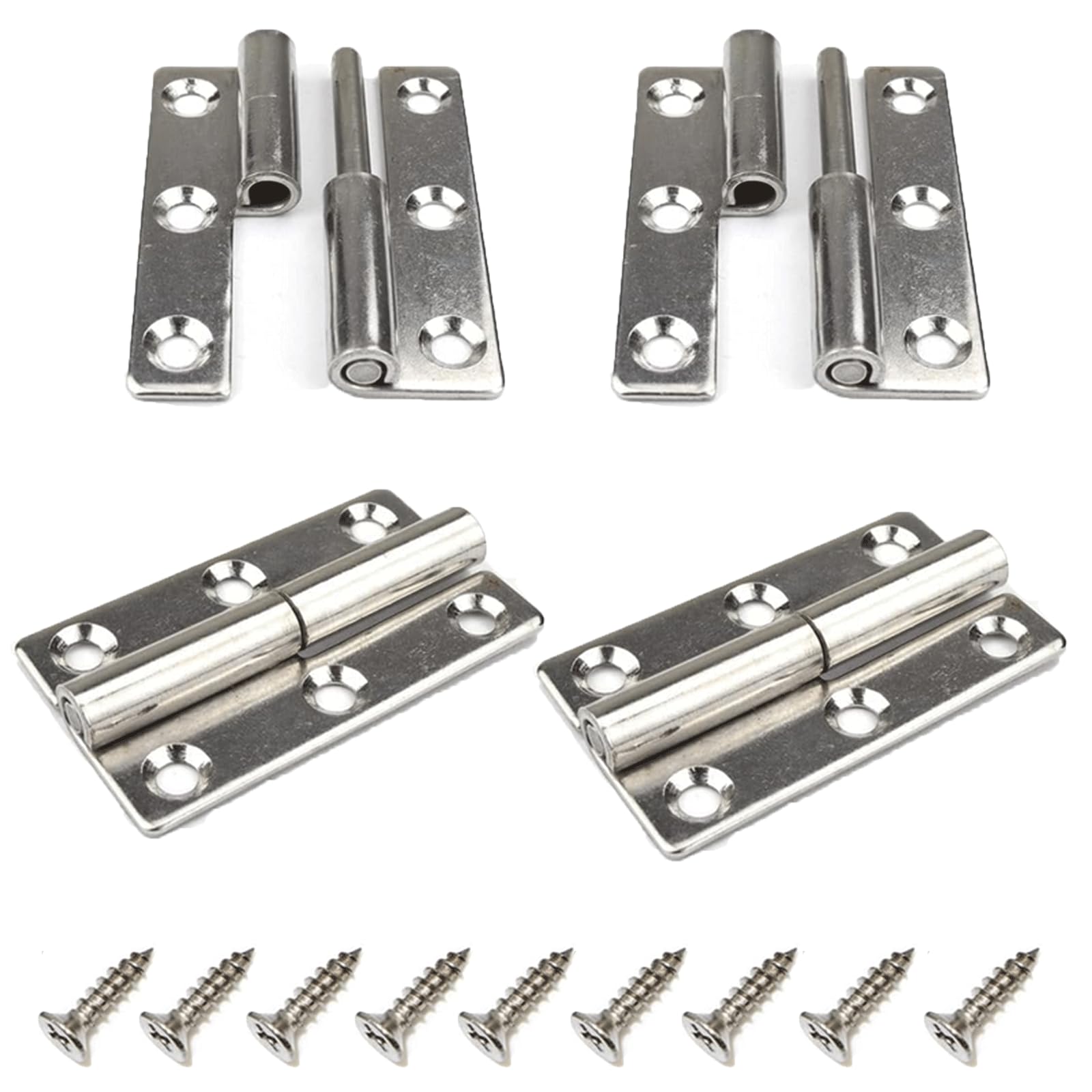 Charnières de porte amovibles idéales pour retirer facilement vos portes de placards et chambres